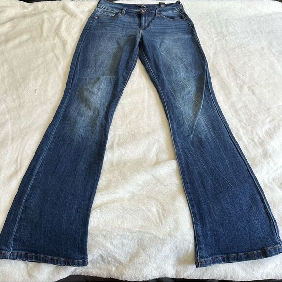 Fashion Nova Bootcut Darkwash High Rise Jeans Women's Size 7/28 - Picture 4 of 7